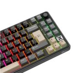 Teclado Royal Klude RK-X87 Inalambrico Phantom - Creamy Switch - Imagen 5