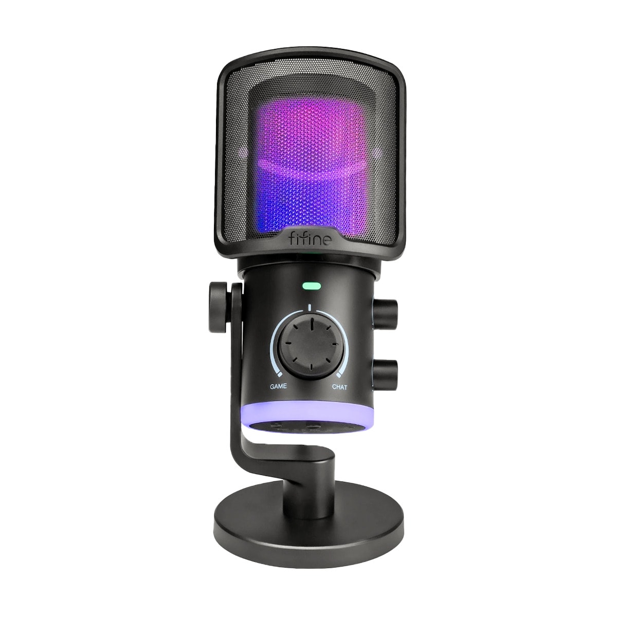 X_am6-47396.jpg MICROFONO GAMING FIFINE AM6 AMPLIGAME / RGB / CONDENSADOR-NEGRO - Imagen 1