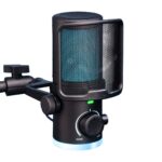 MICROFONO GAMING FIFINE AM6 AMPLIGAME / RGB / CONDENSADOR-NEGRO - Imagen 3