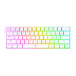 Teclado Mecánico Gamer Redragon Dragonborn K630 - Blanco