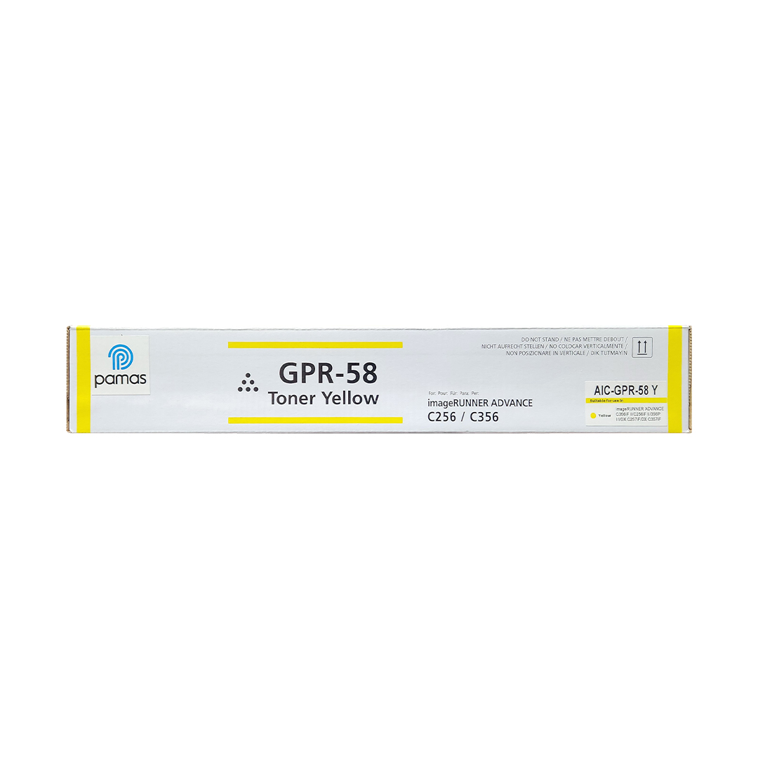 gpr-58-Y.jpg Toner Compatible Pamas GPR-58 - Yellow - Imagen 1