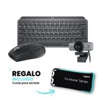 Combo Mouse + Teclado + Webcam MX Anywhere 3s- Graphite / MX Keys Mini- Graphite LAT / MX Brio - Negro