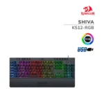 TECLADO REDRAGON SHIVA K512 | SEMI-MECANICO | RGB | NEGRO