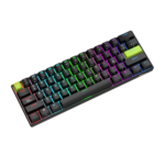 Teclado Royal Kludge RK-C61 Cableado Ingles Black Grenn – Mint Magnetic Switch - Imagen 4
