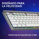 Teclado Gamer Logitech G515 TKL White Con Cable USB - Imagen 3