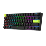 Teclado Royal Kludge RK-C61 Cableado Ingles Black Grenn – Mint Magnetic Switch - Imagen 2
