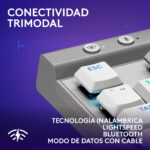 Teclado Gamer Logitech G515 TKL White LIGHTSPEED - Imagen 5
