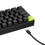 Teclado Royal Kludge RK-C61 Cableado Ingles Black Grenn – Mint Magnetic Switch - Imagen 6