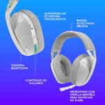 Auricular Gamer Logitech G321 White  LIGHTSPEED /BT - Imagen 8