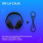 Auricular Gamer Logitech G321 Black LIGHTSPEED /BT - Imagen 4